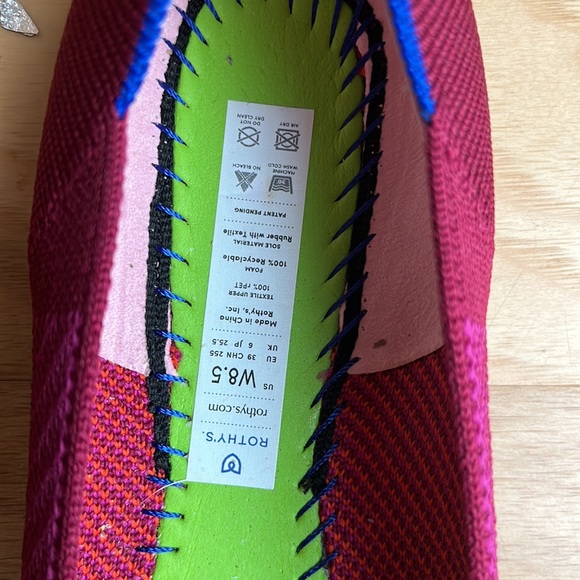 Pink rothys 8.5. Like new. - Picture 3 of 4